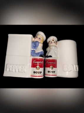Vintage Campbells  Soup Salt & Pepper Shaker Set